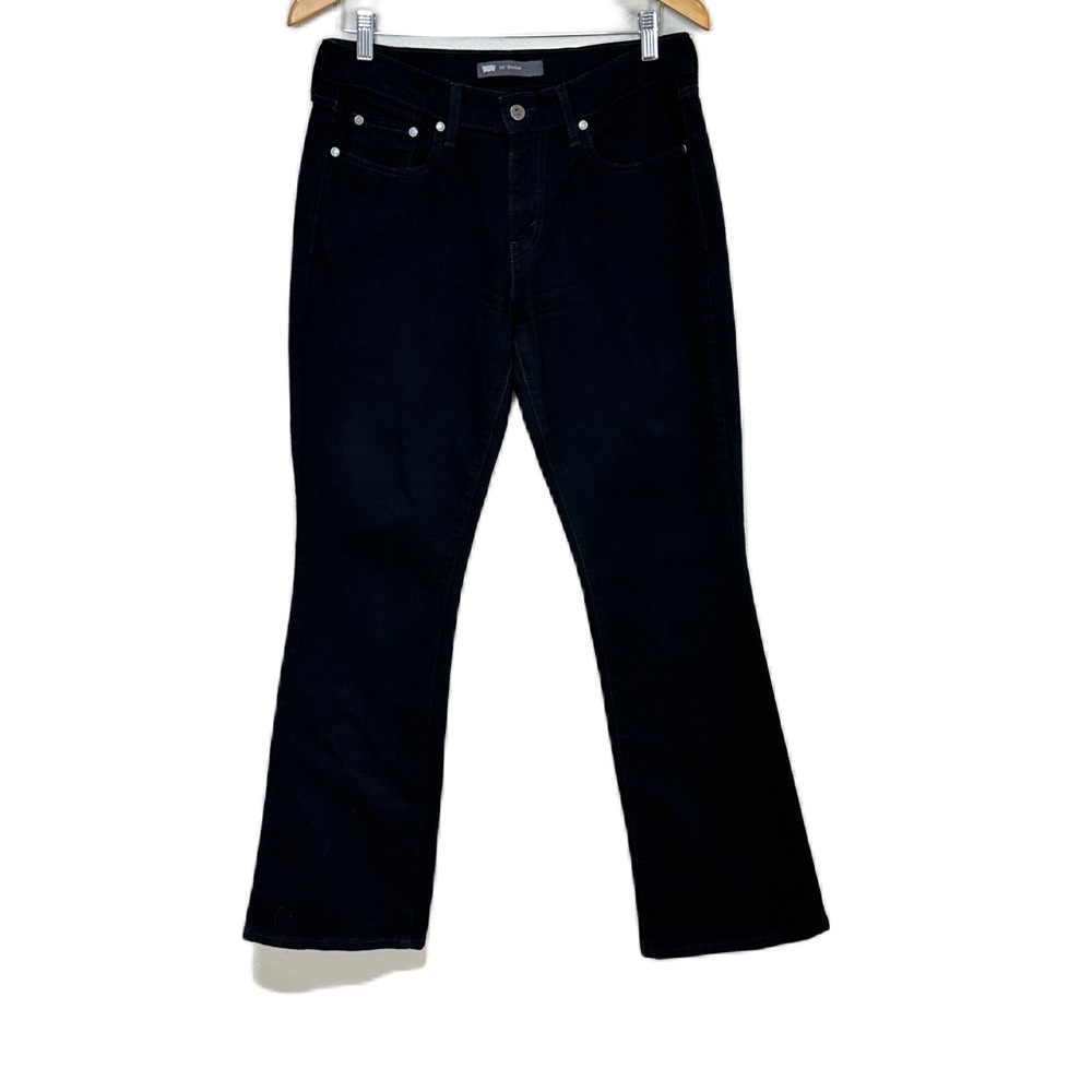 Levi’s 515 Bootcut Black Jeans Denim Women’s Sz 8L Long